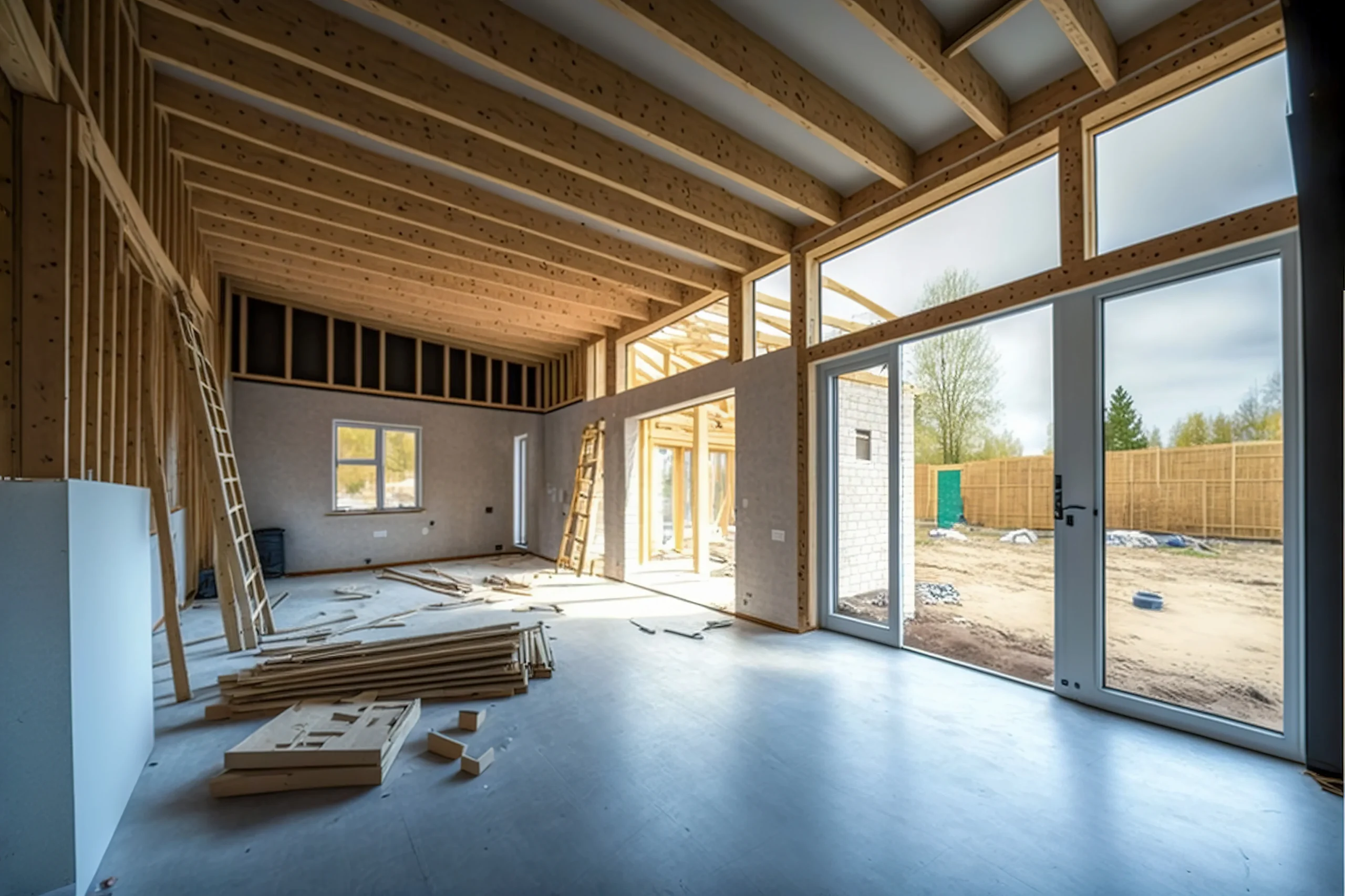Room addition construction in Palo Alto CA by Barzel Builders