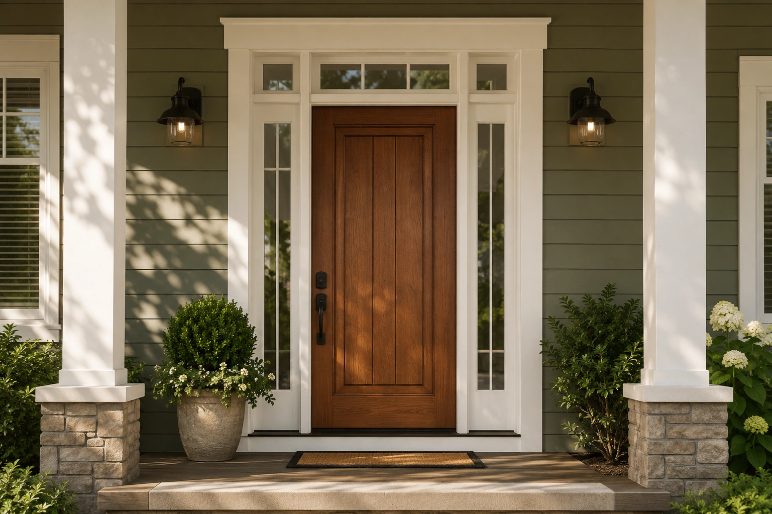Door replacement project by Barzel Builders in the Bay Area