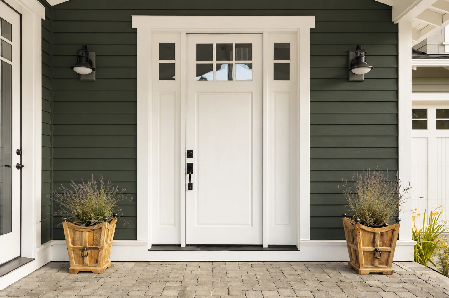 Door replacement installation in Palo Alto Bay Area by Barzel Builders